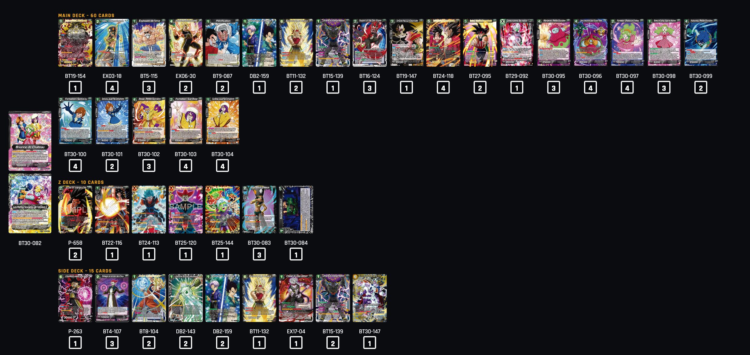 Decklist de Phrozty