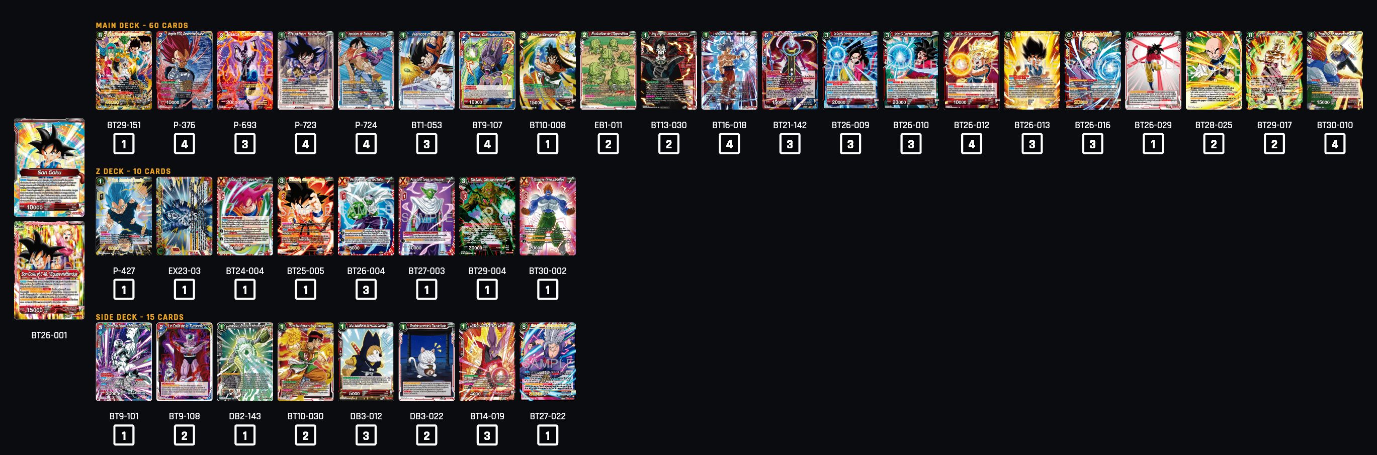 Decklist de Klingsauce