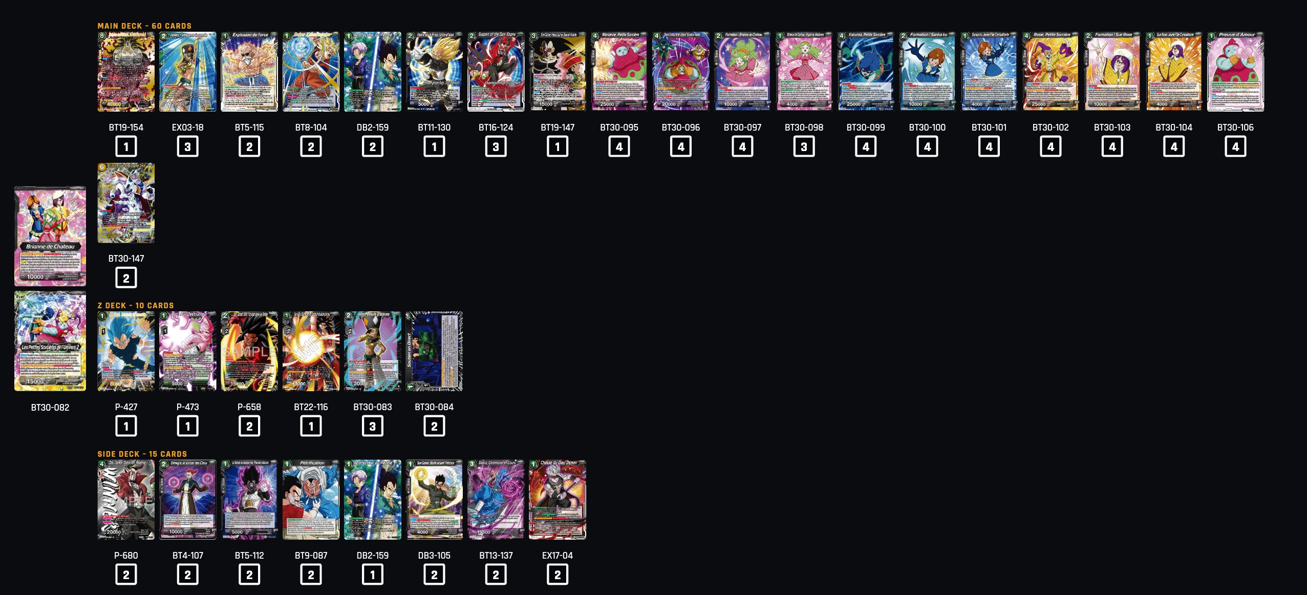 Decklist de Rowan Cross