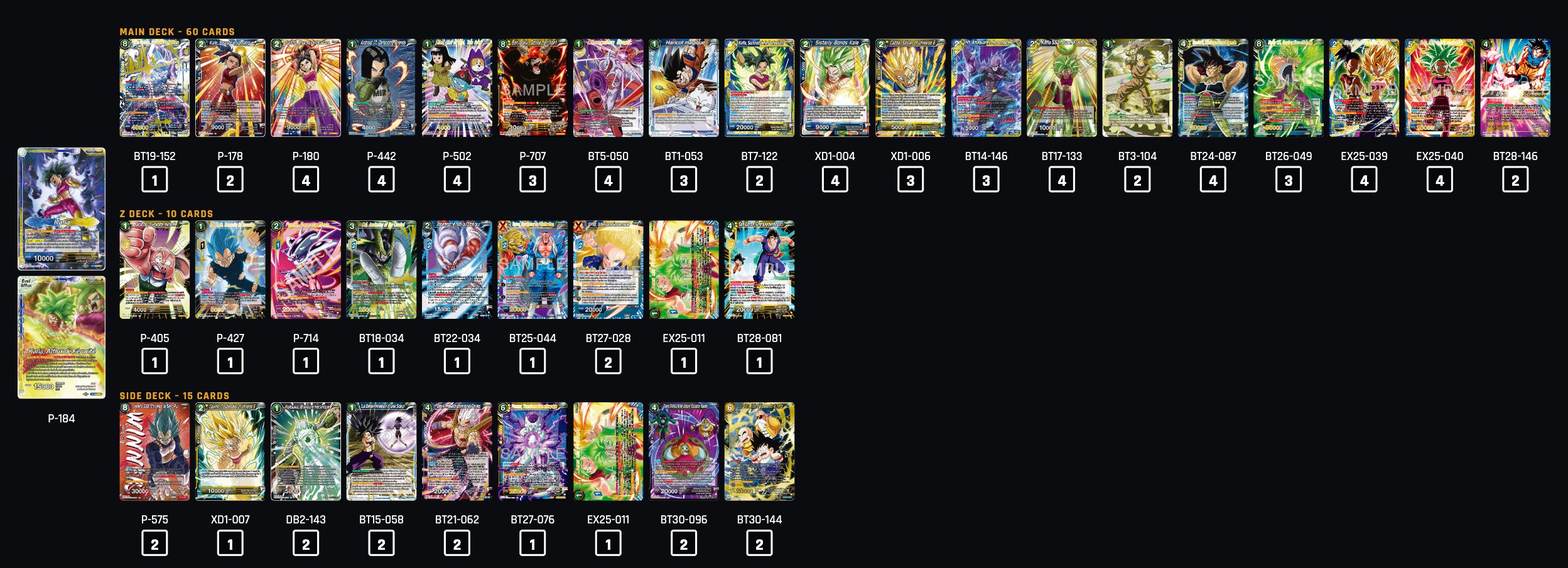 Decklist de Randoms