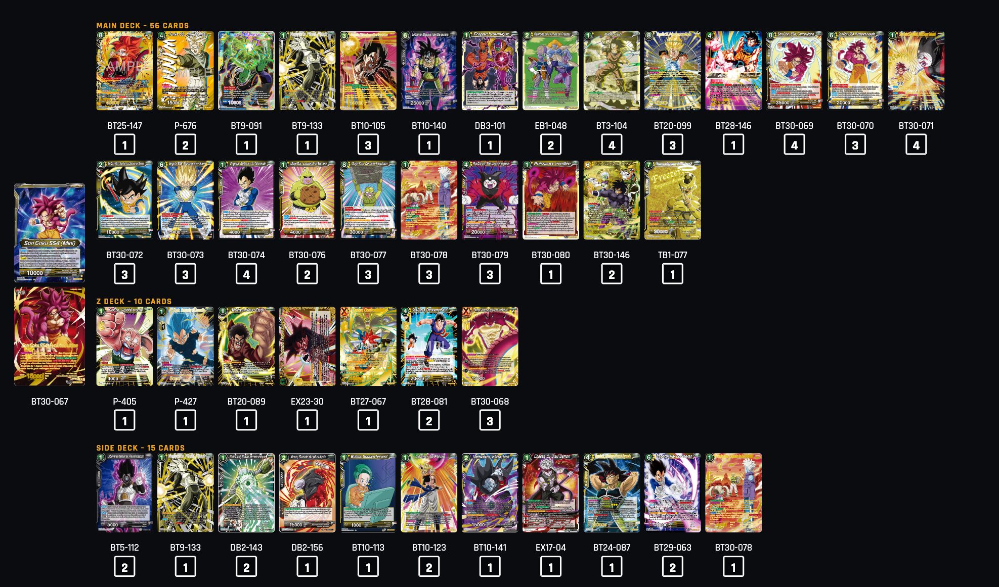 Decklist de Evan Lavanchy