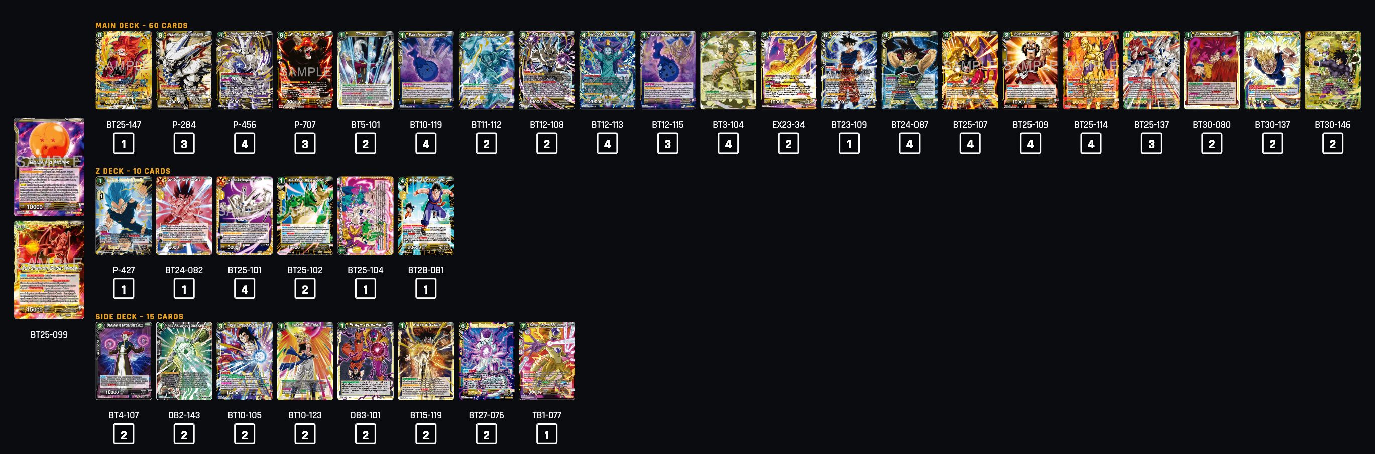 Decklist de Spartan