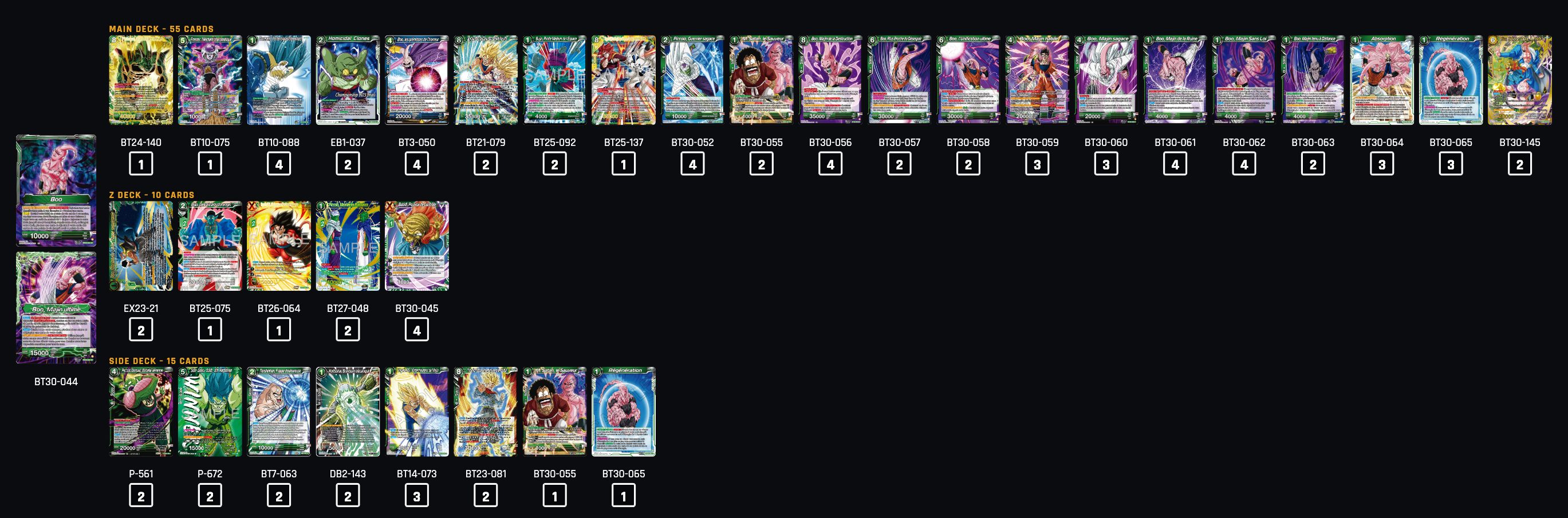 Decklist de Erick Duarte
