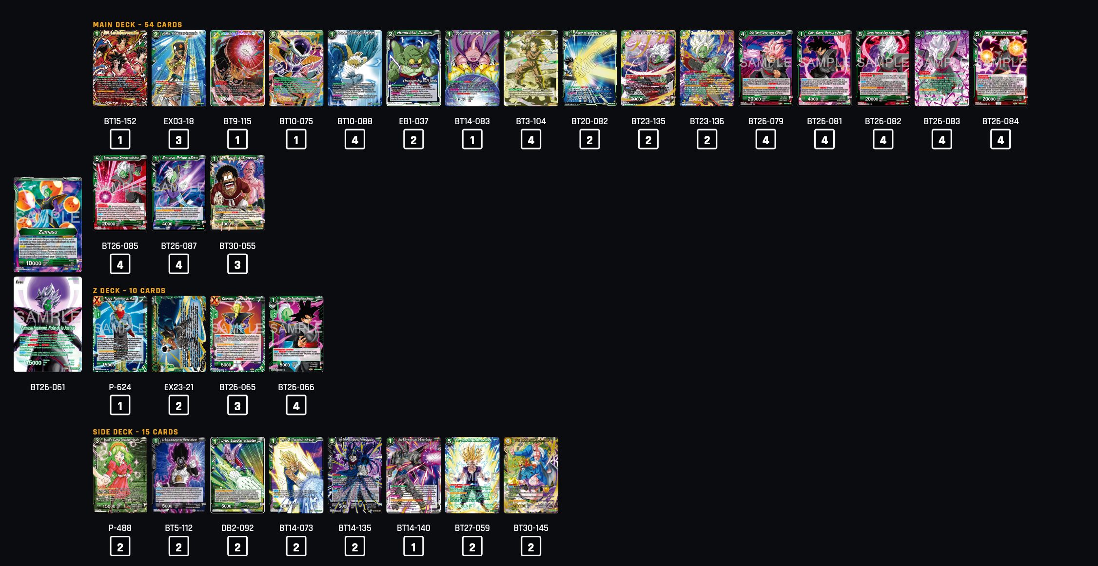 Decklist de Haseyplays